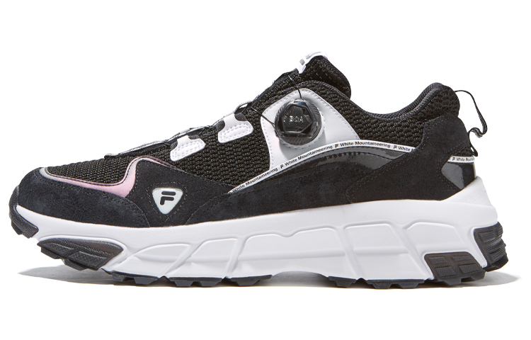 Мужские кеды Fila x White Mountaineering (черно-белые) — фото 2