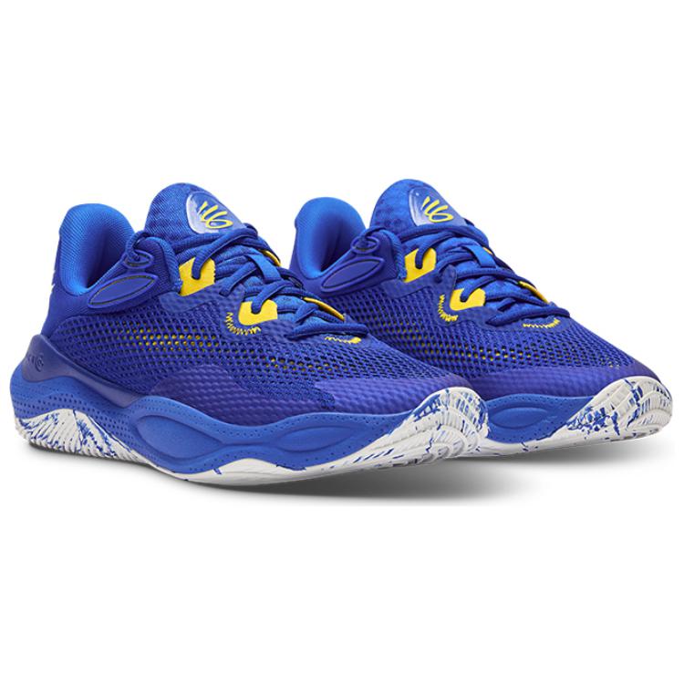 Under Armour Curry Splash 24 Cushioning Slip Resistant Abrasion Resistant Low top Basketball Shoes Men’s Blue