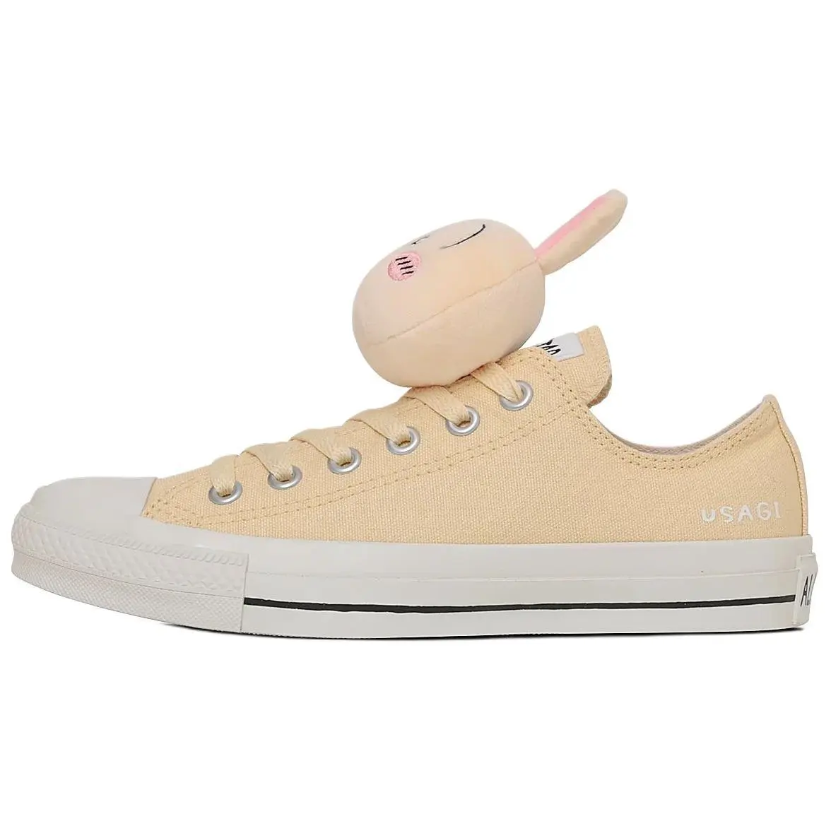 Chiikawa x Converse All Star Abrasion Resistant Low top Canvas Shoes Unisex Yellow
