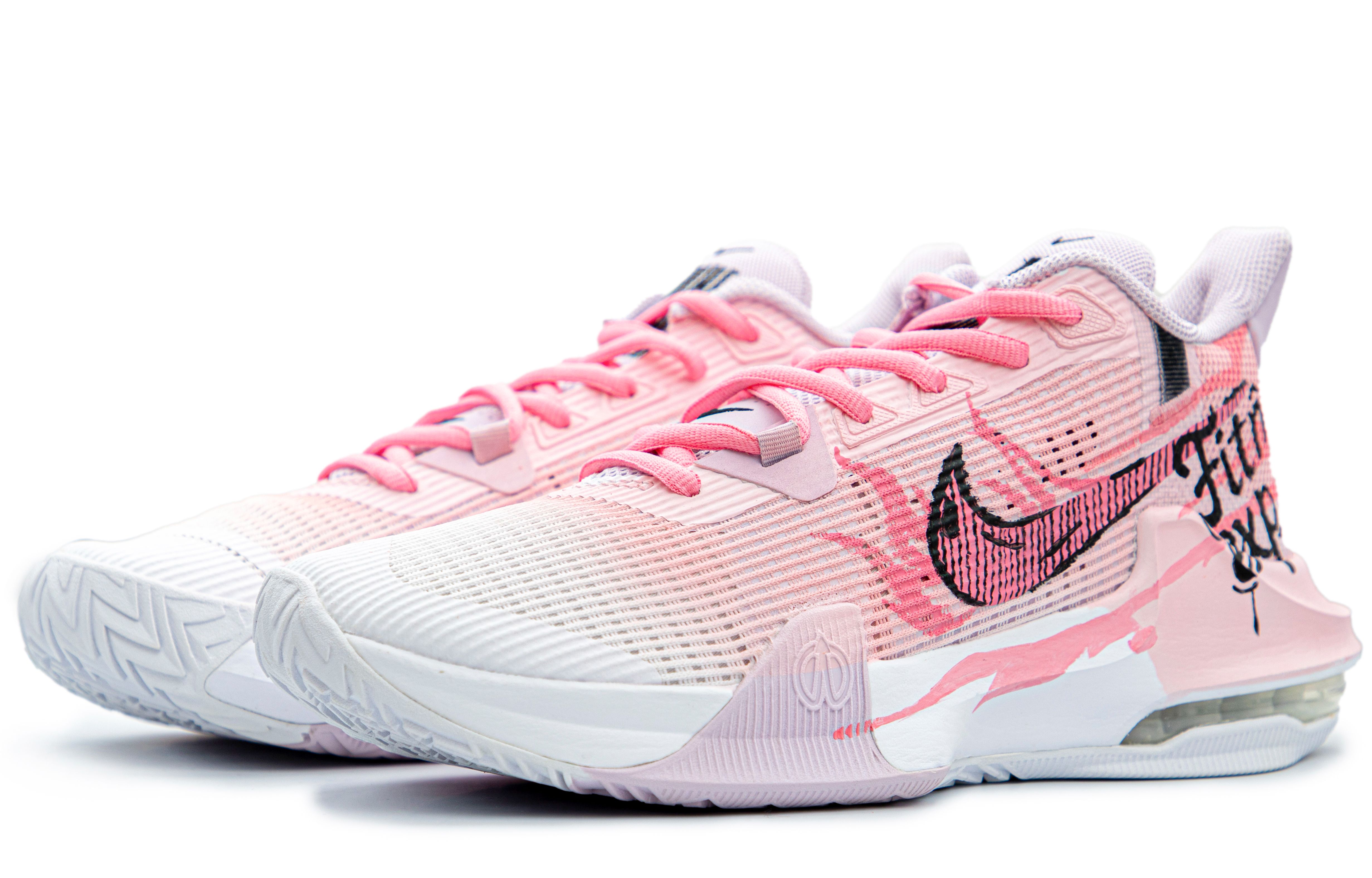 Nike Air Max Impact Crimson Flame Slip Resistant Abrasion Resistant Low top Basketball Shoes Men’s Red Pink
