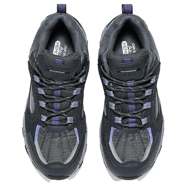 Skechers Cushioning Abrasion Resistant Rebound Grip Mid top Hiking Shoes Women’s Dark Gray