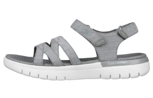 Skechers On The GO Fle Beach Sandals Women's Gray
