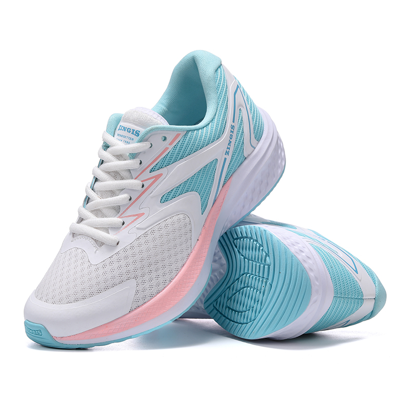 ZINGIS Slip Resistant Mid top Training Shoes Unisex Female/Blue/White