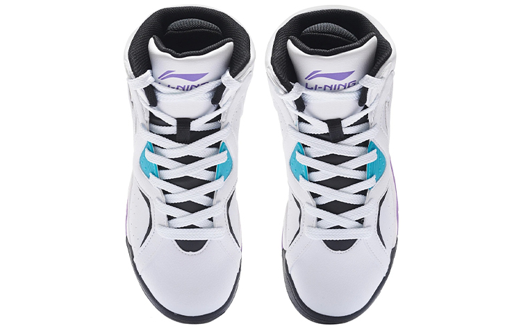 Li Ning Leather Cushioning Slip Resistant Abrasion Resistant Cushioning Slip Resistant Abrasion Resistant High top