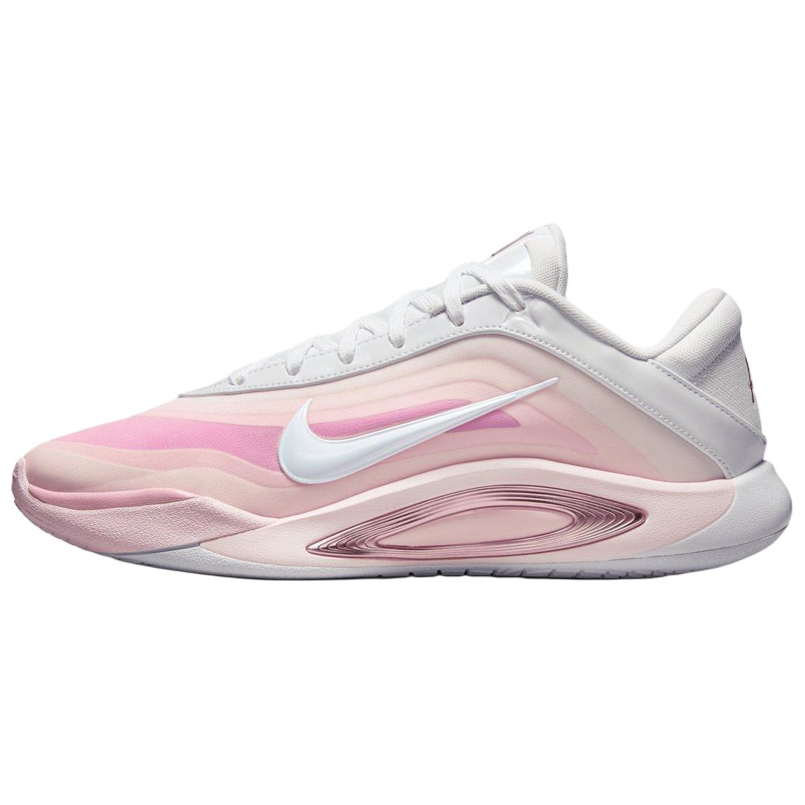 Nike A’One Breathable Grip Basketball Shoes Unisex Pink White