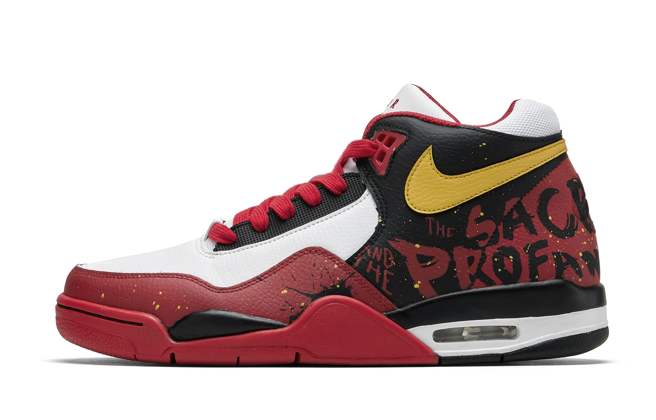 Nike Flight Legacy 101 Mid top Vintage Basketball Shoes Men’s Red