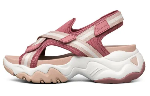 Skechers D'LITES Beach Sandals Women's Red