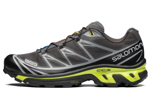 SALOMON XT 6 'Brown Neon Green'