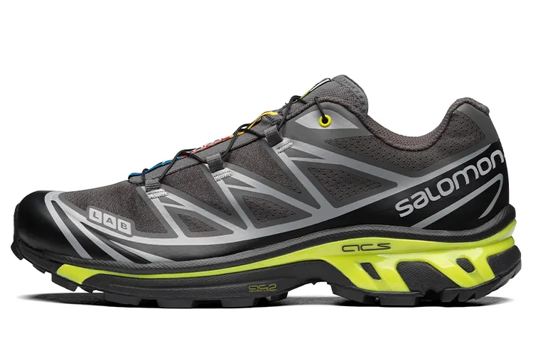 SALOMON XT 6 'Brown Neon Green'
