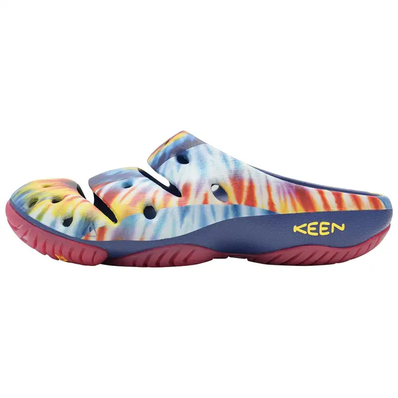 Keen Yogui Artsfull Slide Slippers Men's Blue/Multicolor