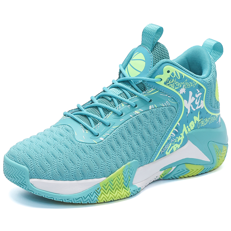 GQWE Cushioning Slip Resistant Rebound Mid top Basketball Shoes Men’s