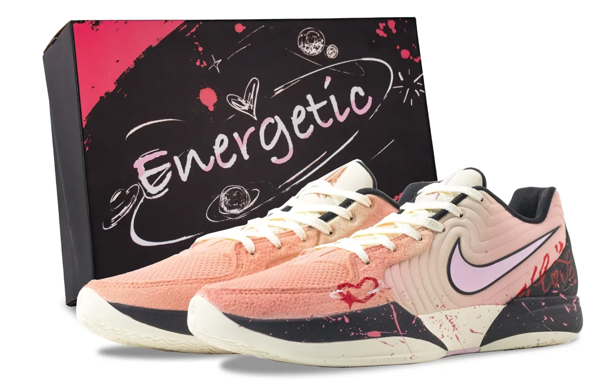 Nike Ja 2 Heartbeat Abrasion Resistant Low top Basketball Shoes Men's White Pink