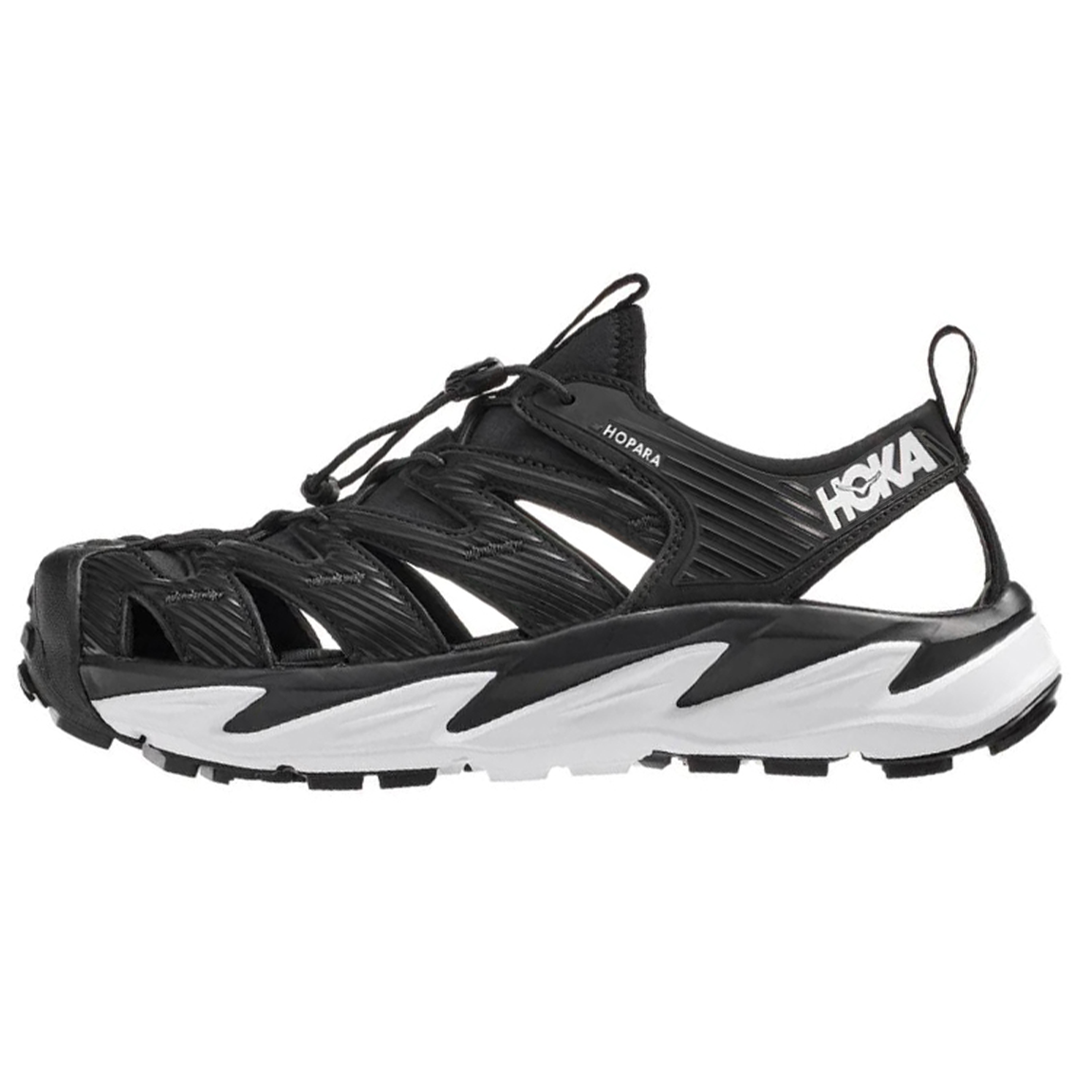 HOKA ONE ONE Hopara series Hopara simple casual breathable and wear-resistant river sandals same style for men and women black