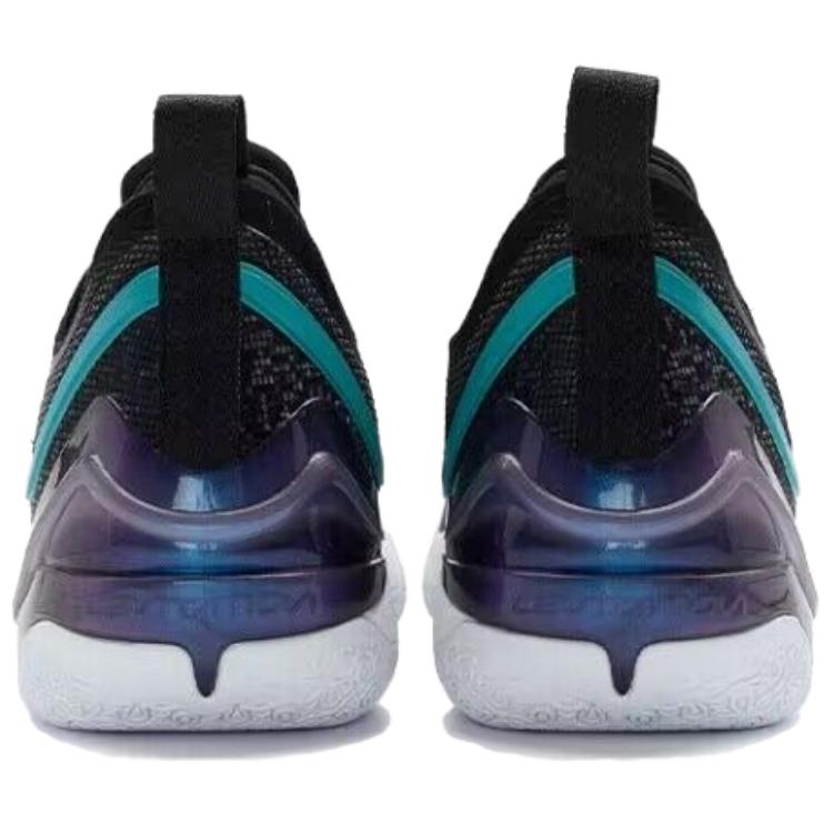 XTEP Yuwun 8 Comfortable And Breathable Cushioning, Wear Resistant Low top Basketball Shoes Men’s Black Blue