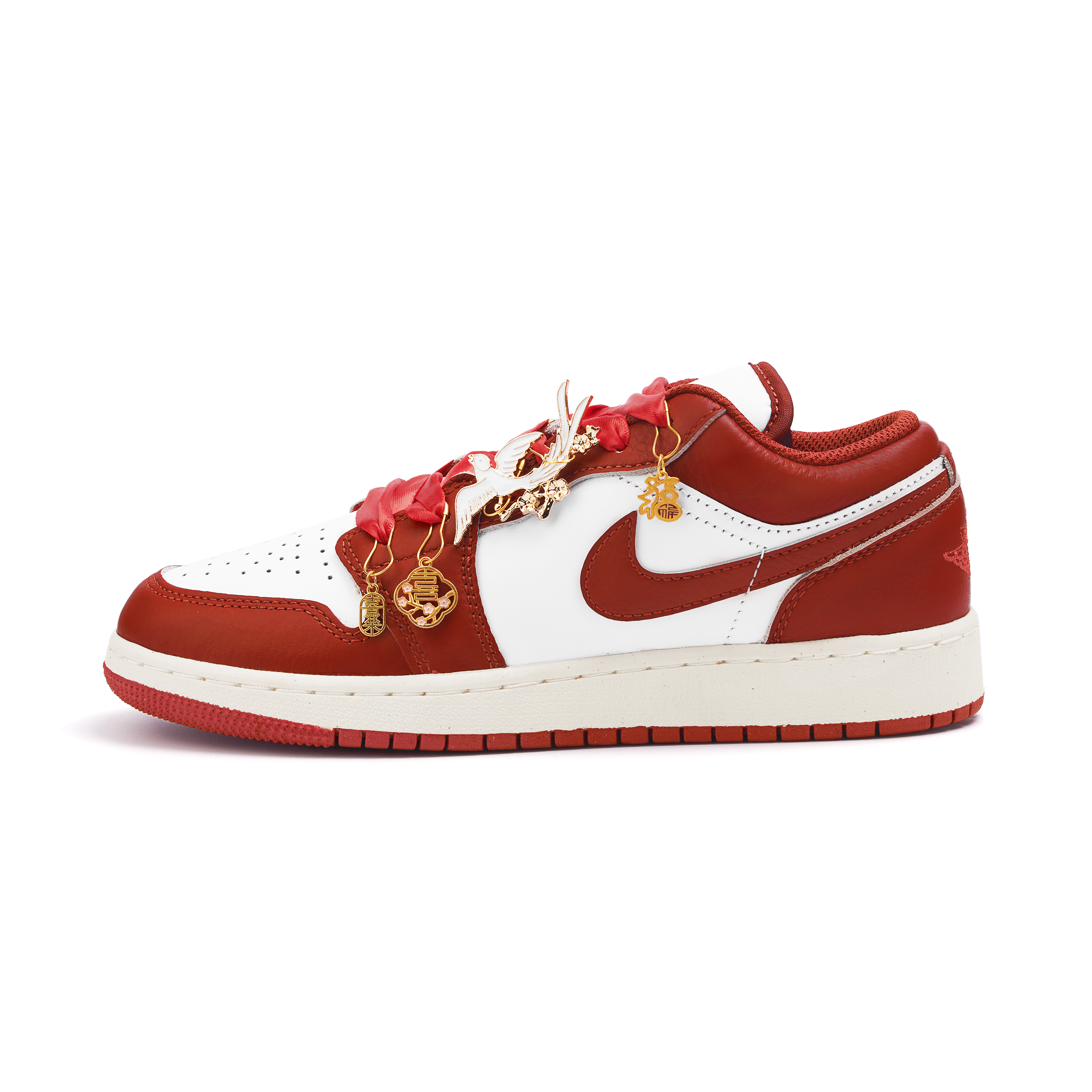 Jordan Air Jordan 1 Low top Vintage Basketball Shoes Women’s Red