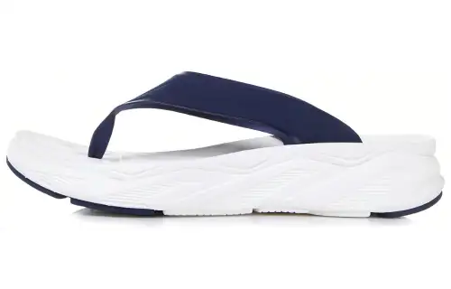 FILA Trendy Rubber Sole Slide Slippers Unisex White Blue Korean Style