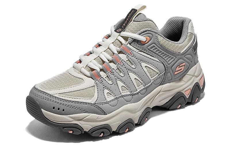 Skechers DLites Training Shoes ‘Grey Beige Orange’ Women’s