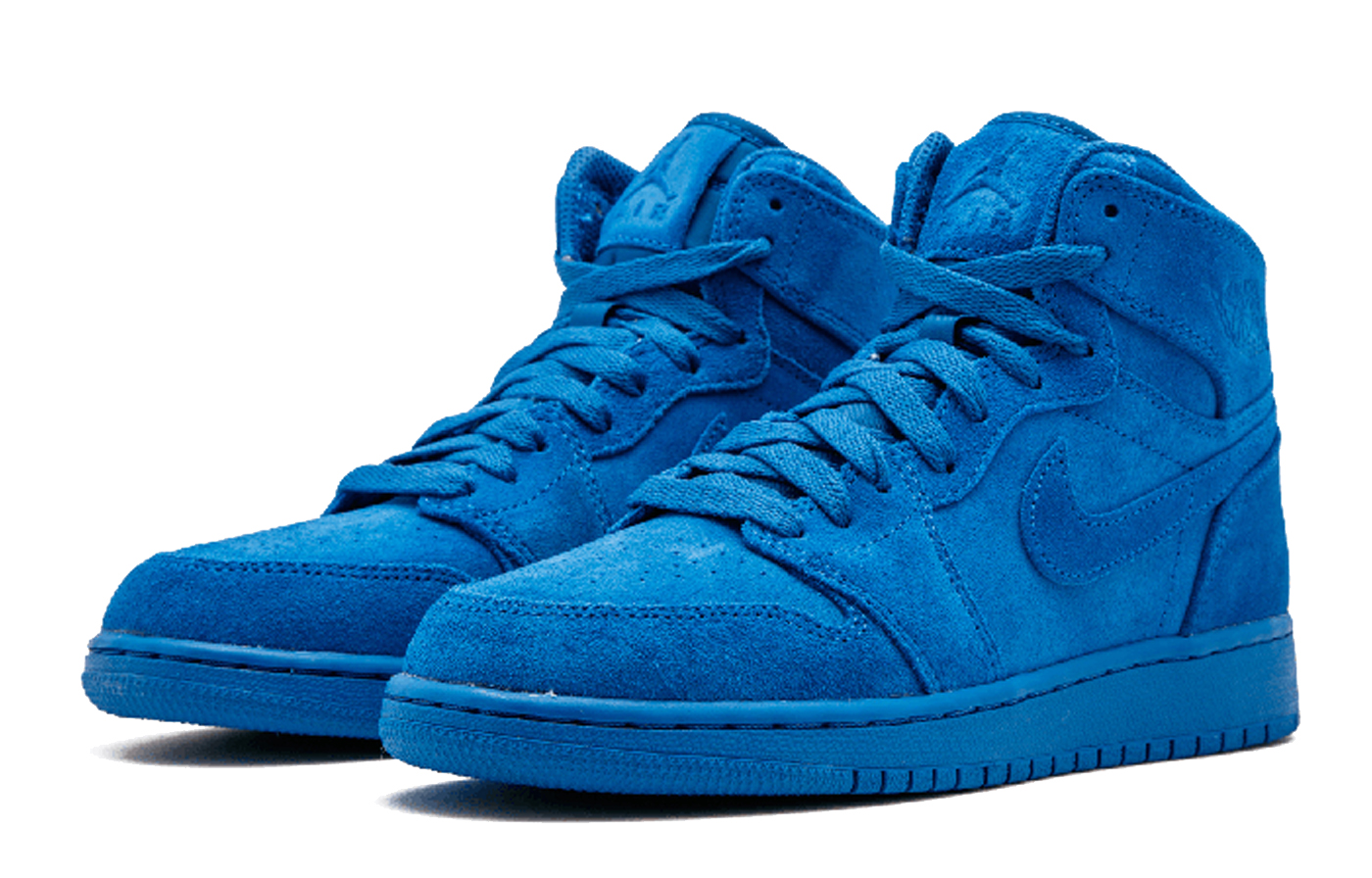 Jordan 1 Retro High Blue Suede GS