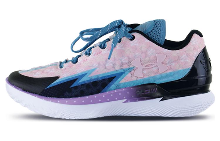 Мужские кроссовки Under Armour Under Armour Curry 1 Low FloTro "Draft Day" (розово-черные)
