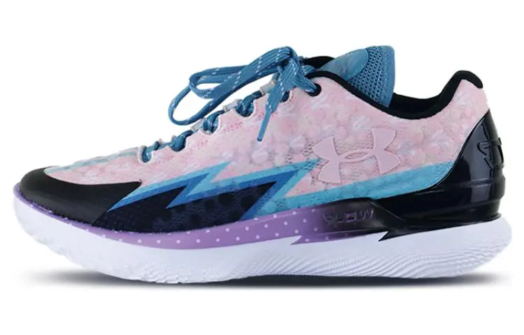 Under Armour Curry 1 Low FloTro 'Draft Day' Low top Basketball Shoes Men's Pink Black