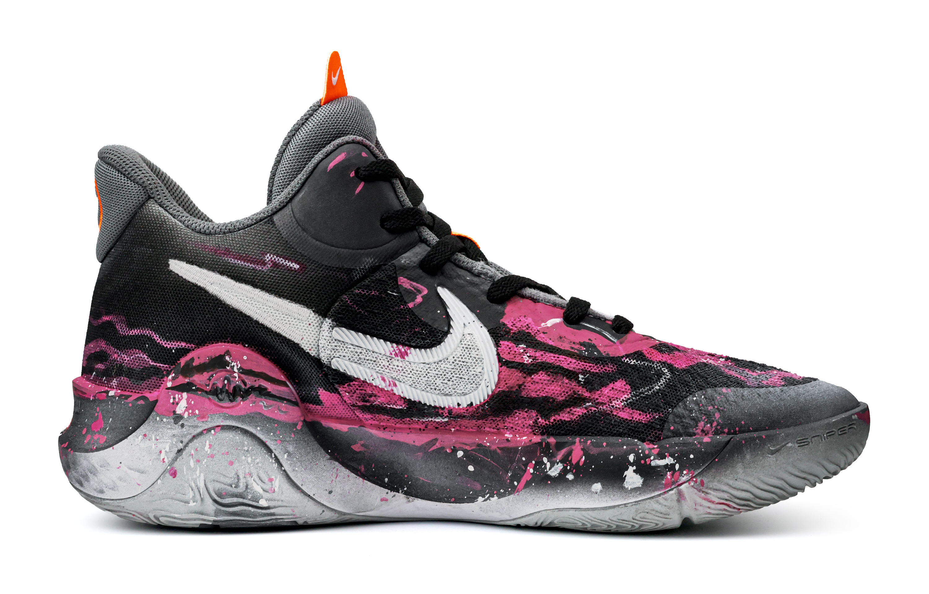 Nike KD Trey 5 IX Cushioning Abrasion Resistant Cushioning, Wear Resistant Mid top Basketball Shoes Unisex Black Pink
