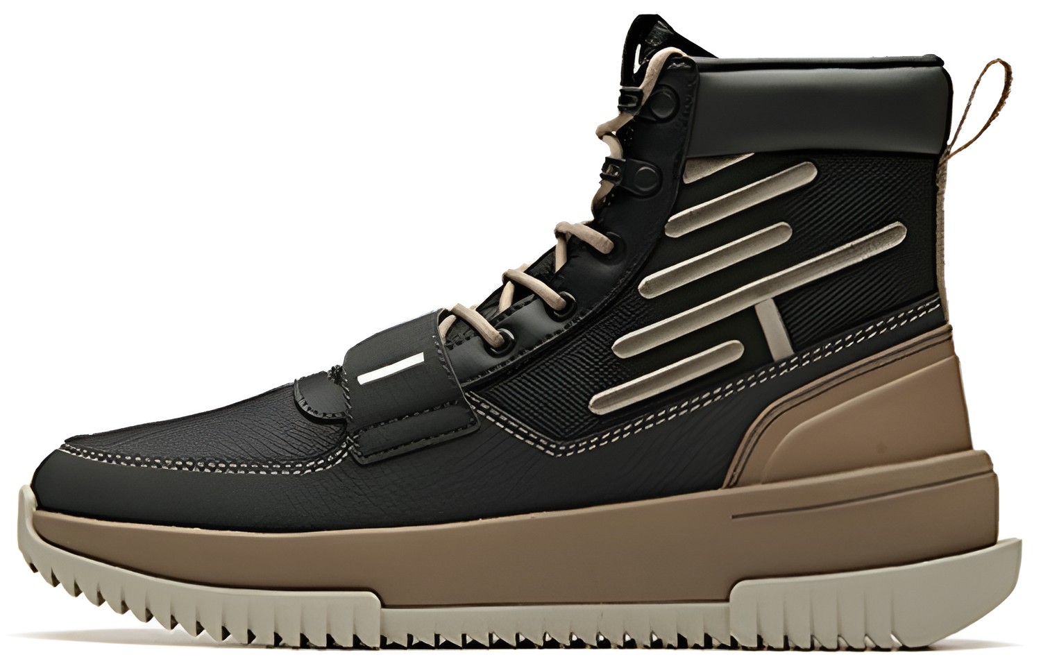 Anta Basketball Series KT Thompson Comfortable Everyday Shock Absorbing Anti-Slip Wear-Resistant High Top Basketball Shoes Men's Charcoal Gray