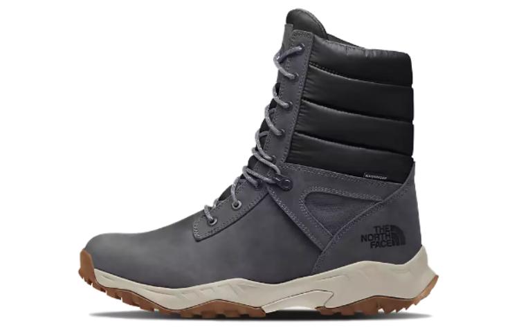 THE NORTH FACE ThermoBall Slip Resistant Abrasion Resistant High top Mountaineering & Hiking Shoes Men’s Gray White
