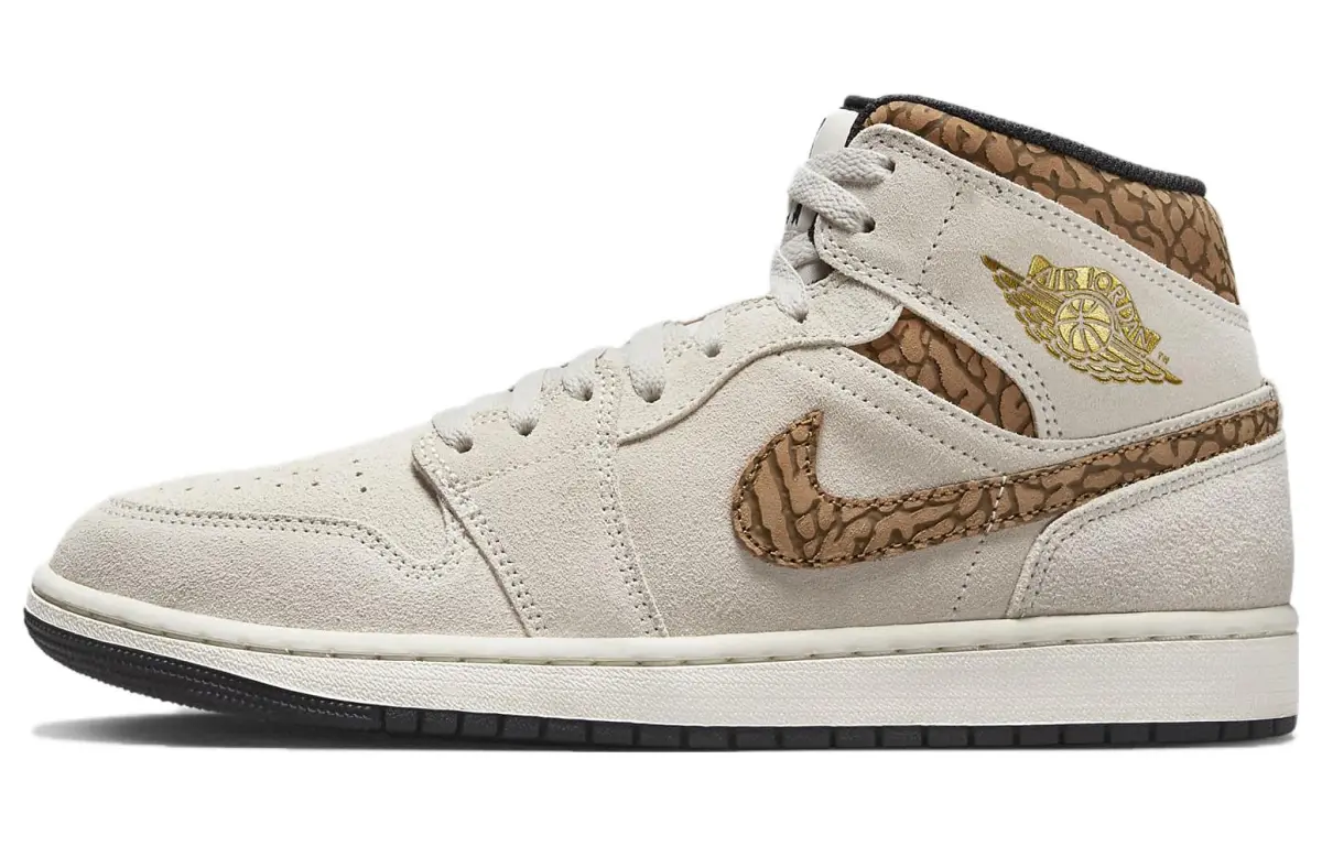Air Jordan 1 Mid Se 'Brown Elephant'