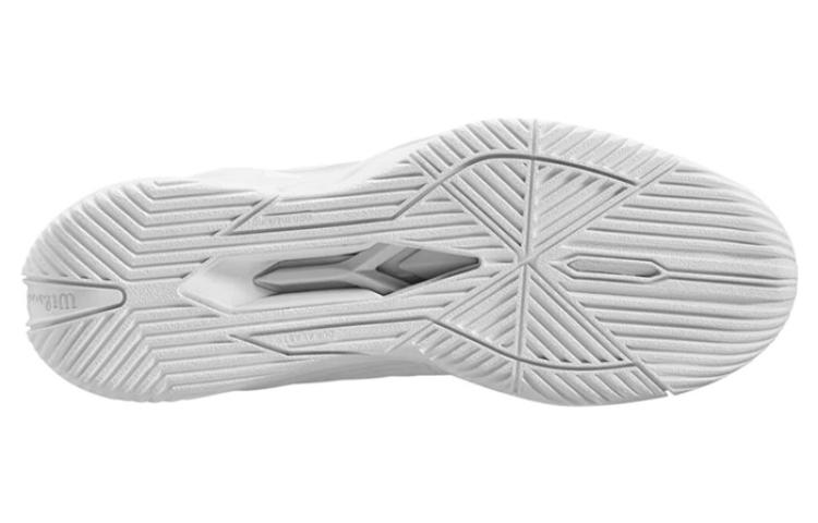 Wilson Rush Pro 4.0 Artificial Turf Cushioning, Wear Resistant Low top Tennis Shoes Men’s Ivory White