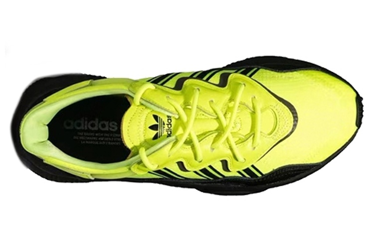 Кроссовки adidas originals Ozweego Solar Yellow (черно-желтые) — Чёрный / жёлтый — фото 6