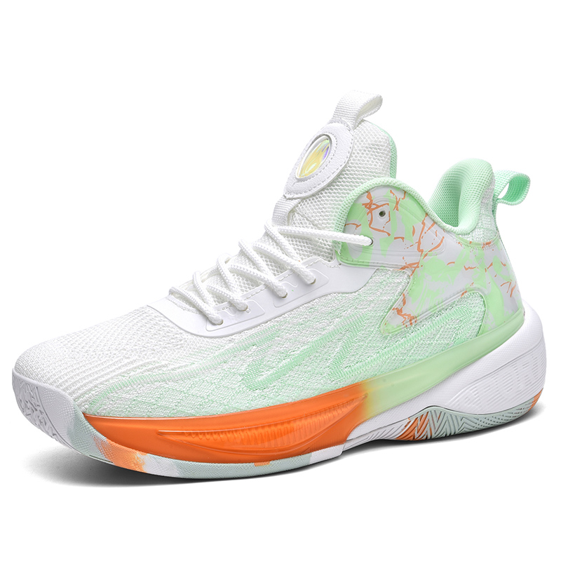 MEKY Rubber Abrasion Resistant Breathable Coverage Mid top Basketball Shoes Men’s
