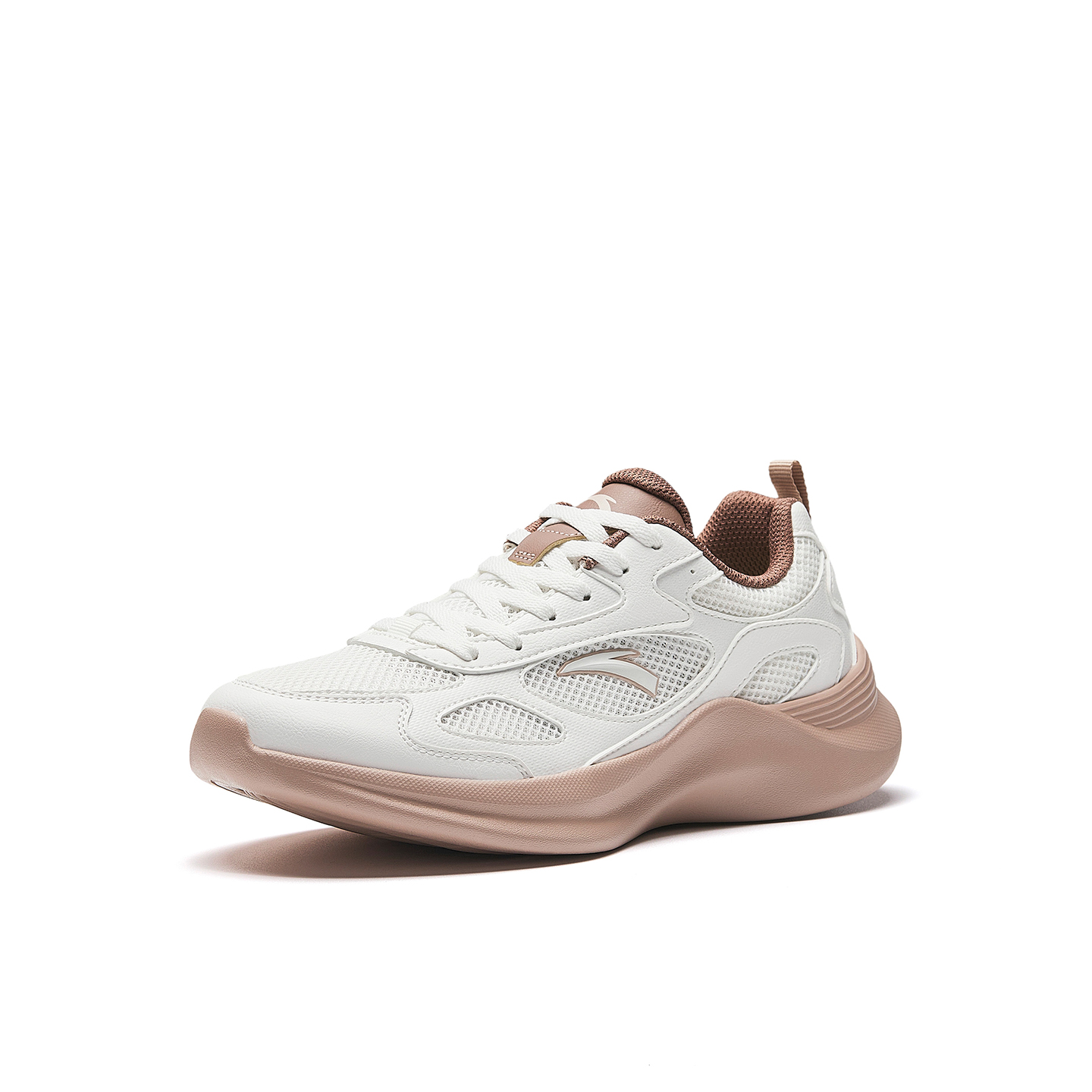 Anta Cushioning Abrasion Resistant Lightweight Low top Casual Shoes Women’s White Umber