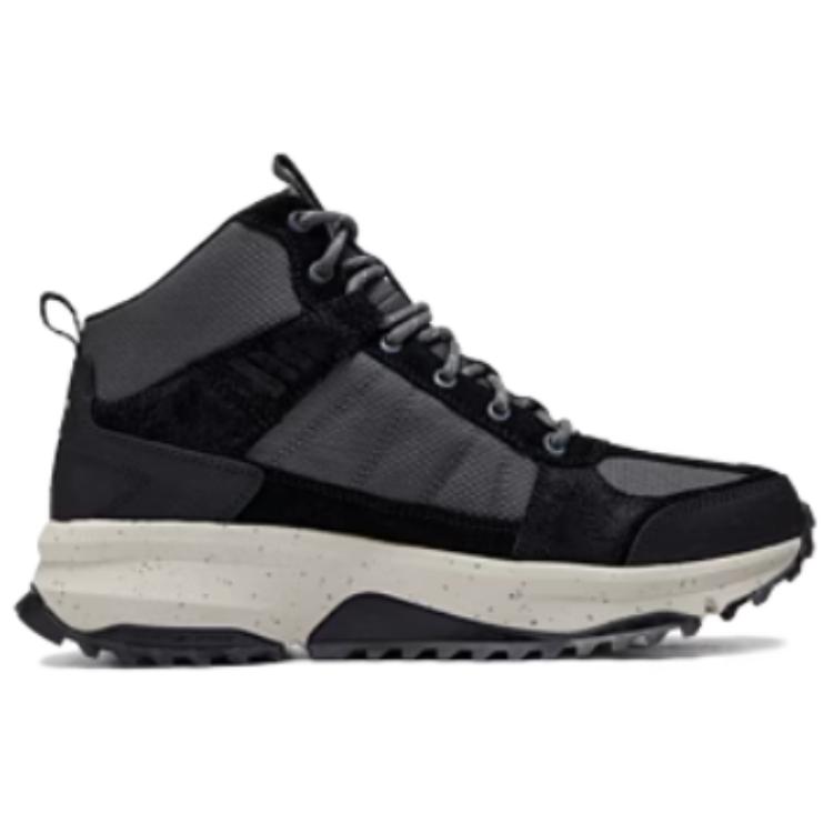 Skechers OUTDOOR MENS Abrasion Resistant Abrasion Resistant Mid top Mountaineering Shoes Men’s Black Gray