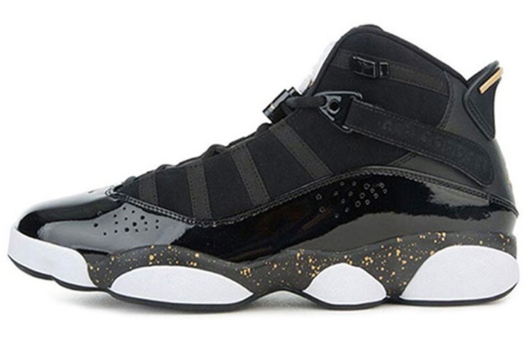 Jordan 6 Rings Black Metallic Gold White