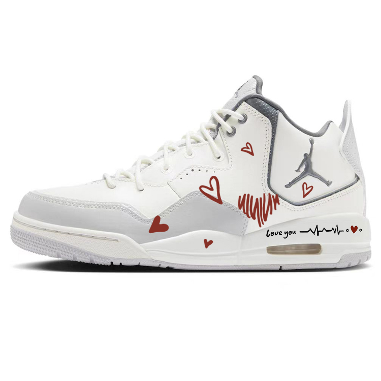 Jordan Courtside 23 Vintage Basketball Shoes Men’s Mid Top White/Gray