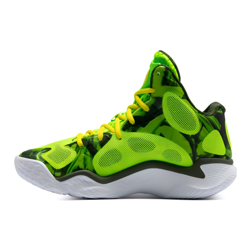 Кроссовки Under Armour Under Armour Curry Spawn FloTro (зелено-белые)