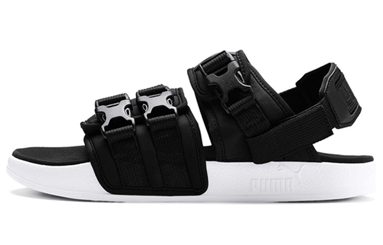 Сандалии PUMA Leadcat YLM 19 (черно-белые) — фото 1