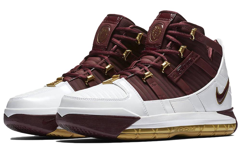 Мужские кроссовки Nike Lebron 3 Christ The King 2018 (красные) — Красный — фото 3
