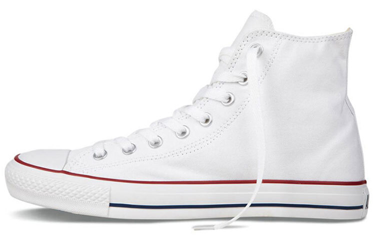 Converse Чак Тейлор All Star Optical White классический стиль винтаж для отдыха Износостойкий высокий кеды мужские и женские фасон унисекс белый