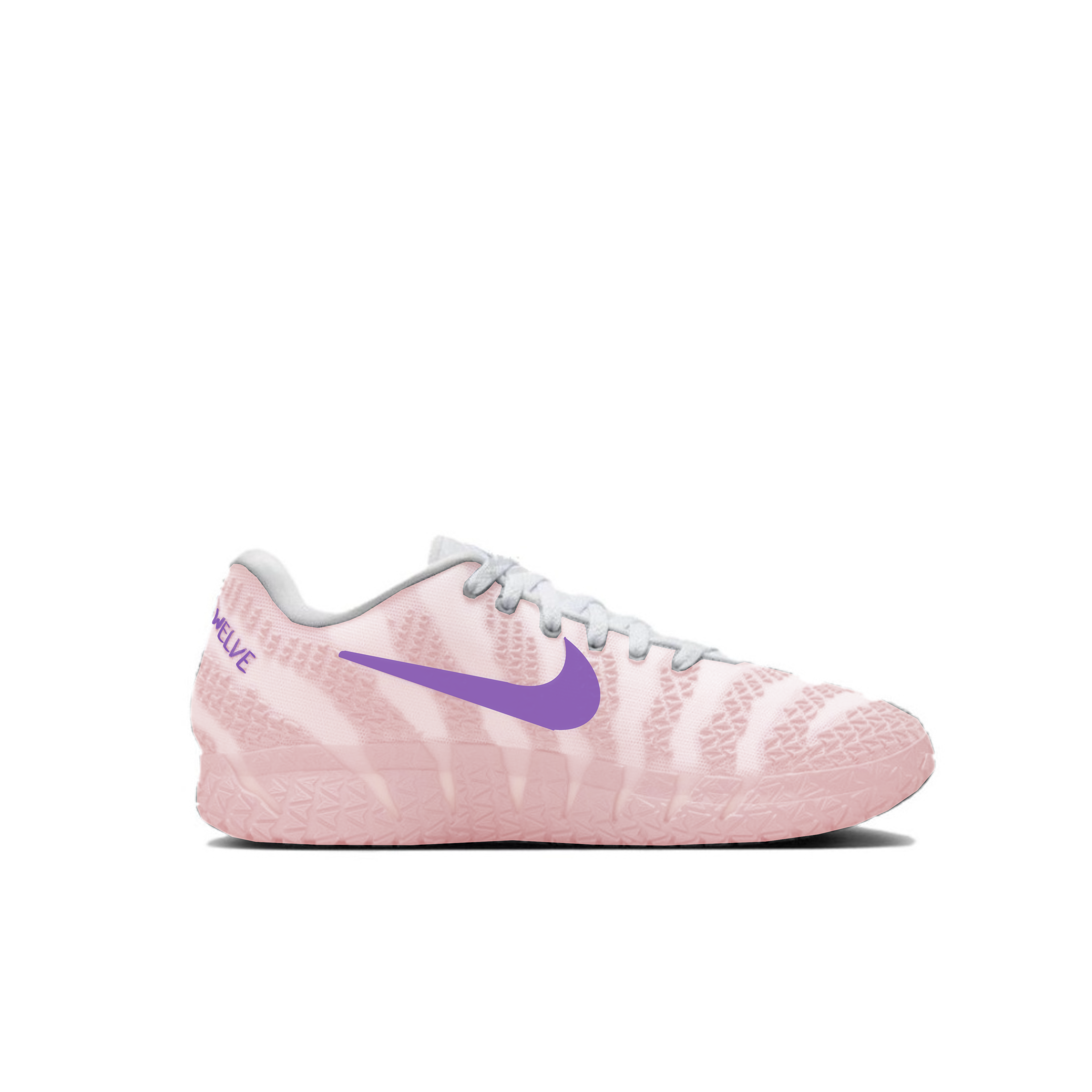 Nike Ja Morant 3 Abrasion Resistant Low top Basketball Shoes Unisex Pink Purple