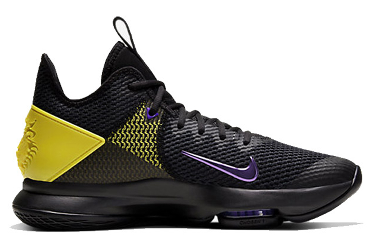 Кроссовки Nike Witness 4 LeBron EP (черныйжелтый) — Чёрныйжёлтый — фото 2