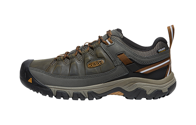 KEEN Targhee 3 WP Cushioning Anti-Slip And Wear-Resistant Low-Top Outdoor Hiking Trekking Shoes Men's Jasper