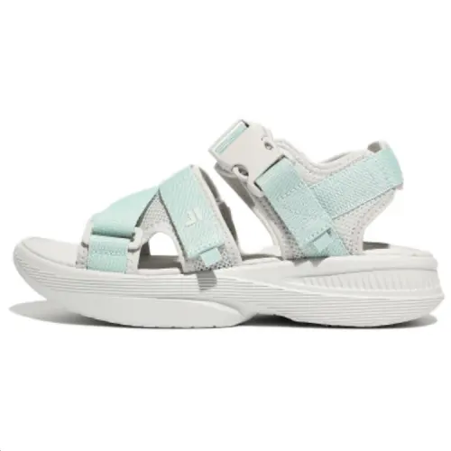 FILA Beach Sandals Unisex White Blue Korean Style