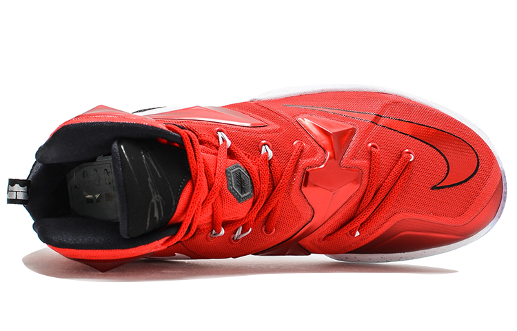 Мужские кроссовки Nike Lebron 13 Away (красные) — фото 4