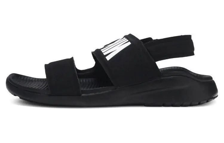 Nike Tanjun Sandal 'Black White' Women's