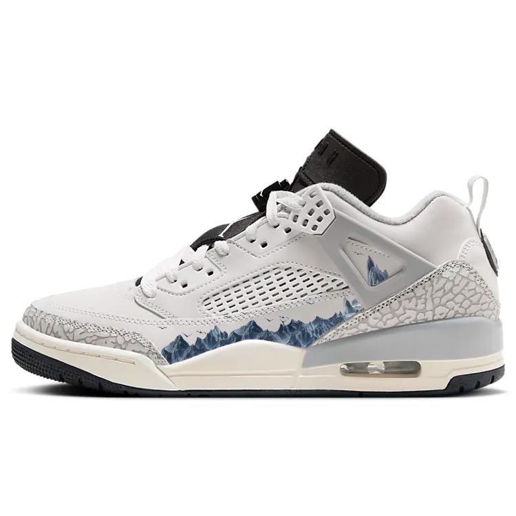 Jordan Spizike Vintage Basketball Shoes Men's Low Top Gray/White
