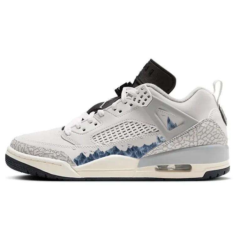 Jordan Spizike Vintage Basketball Shoes Men's Low Top Gray/White