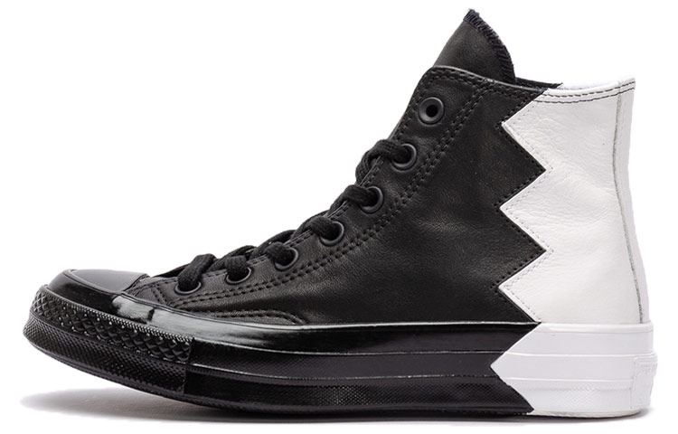 Converse 1970s lace-up high-top canvas shoes women's black and white