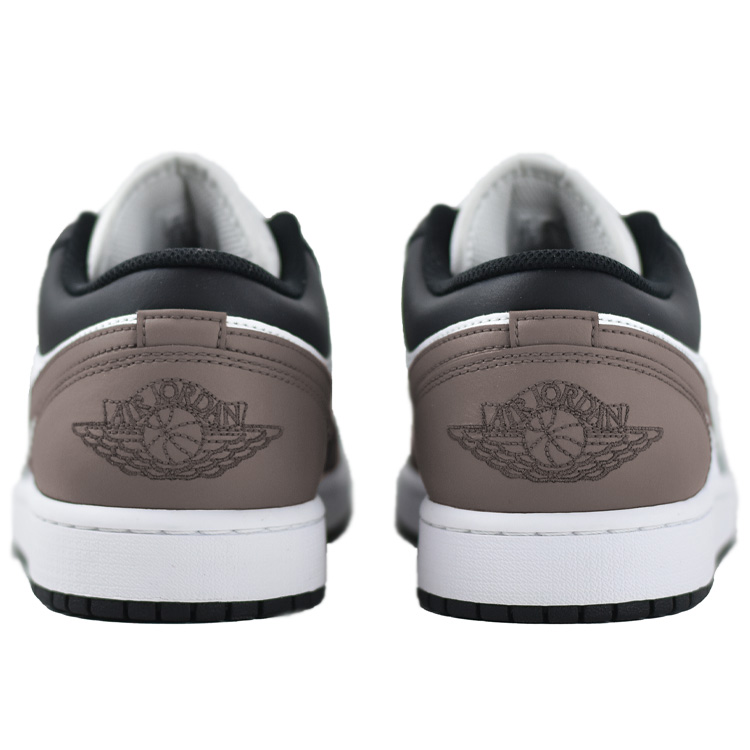 Jordan Air Jordan 1 Slip Resistant Abrasion Resistant Low top Vintage Basketball Shoes Men’s Black Brown