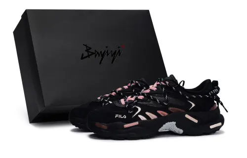 FILA Fern 2 Low top Chunky Sneakers Women's Black Pink